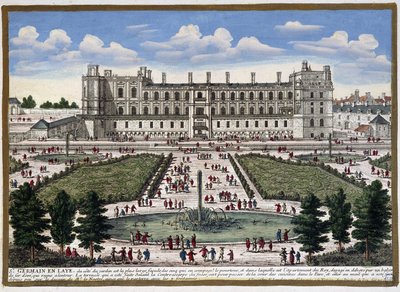 Kasteel van Saint Germain en Laye door Gabriel Perelle
