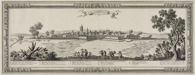 Landrecy en Heynault, 1631 door Gabriel Perelle
