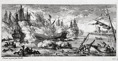 Zeeslag bij Agosta (het huidige Augusta in Sicilië) tussen de Franse vloot en een Spaans-Nederlandse alliantie op 22 april 1676. Ook wel de Slag bij de Berg Gibel of de Slag bij Famagusta genoemd door Gabriel Perelle