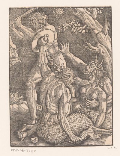 Hercules en de centauren door Gabriel Salmon