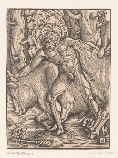 Hercules en de runderen van Geryon door Gabriel Salmon