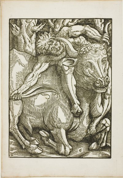 De werken van Hercules: Hercules vangt de Kretenzische stier door Gabriel Salmon