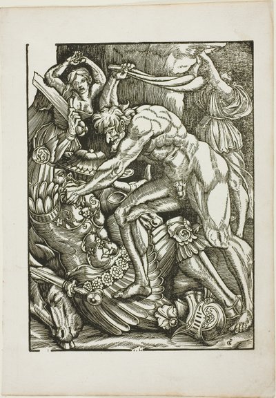 De werken van Hercules: Hercules en Cacus door Gabriel Salmon