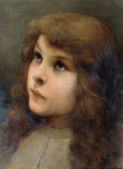 Studiehoofd door Gabriel von Max
