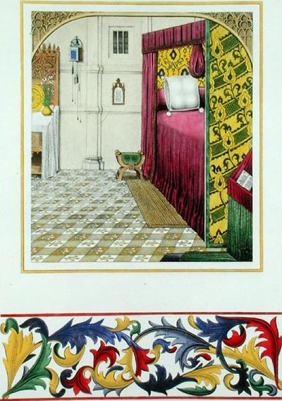Interieur uit de vijftiende eeuw, uit 