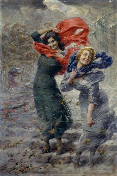 Windvlaag door Gaetano Bellei