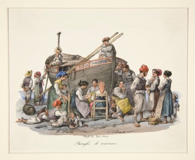 Famiglie di Marinari door Gaetano Dura