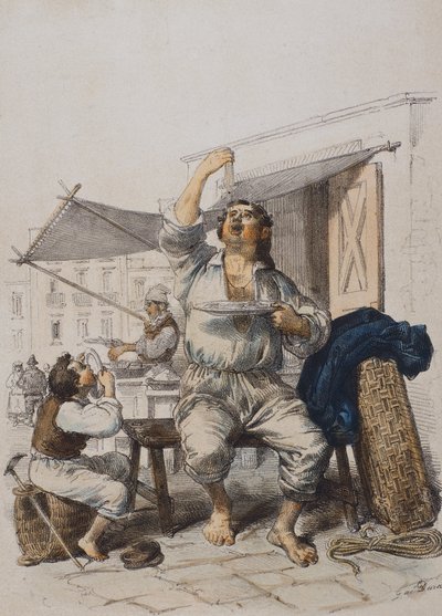 Mangia Maccaroni (Pasta-eters) door Gaetano Dura