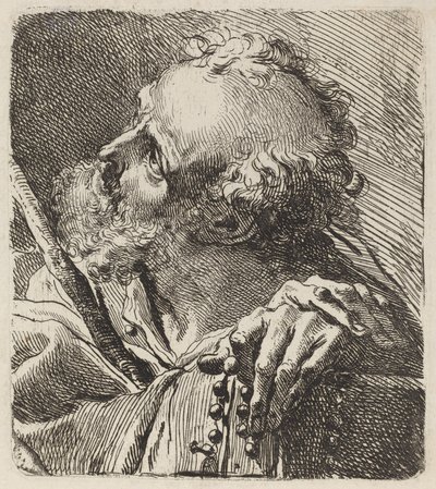 Borstbeeld van een Heilige door Gaetano Gandolfi