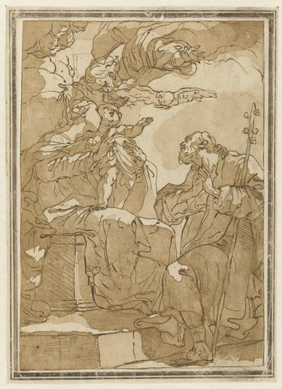 Heilige Familie door Gaetano Gandolfi