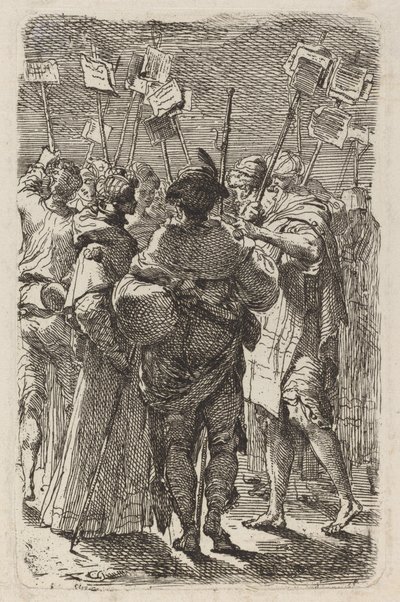 De Pelgrims door Gaetano Gandolfi