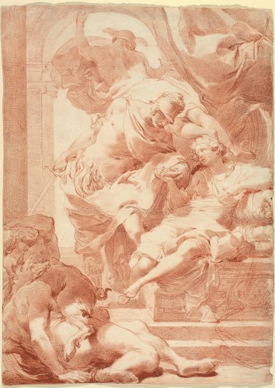 Odysseus voor Circe, Mercurius achter door Gaetano Gandolfi