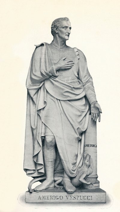 Amerigo Vespucci, 1454-1512, 1912 door Gaetano Grazzini