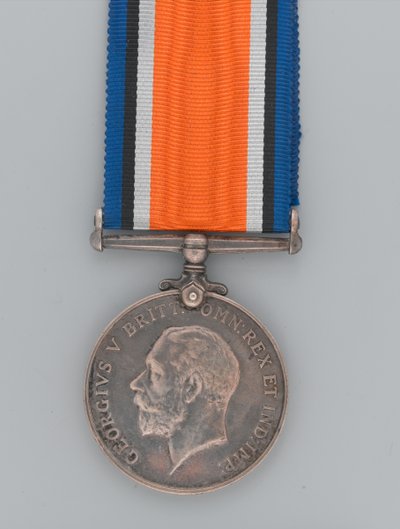 Britse Oorlogsmedaille 1914-20 toegekend aan soldaat Andreya door Gaetano Matteo Monti