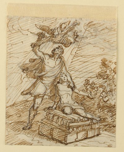 Het offer van Isaac door Gaetano Monti