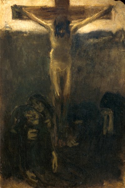 Kruisiging door Gaetano Previati
