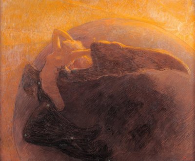 De dag wekt de nacht door Gaetano Previati