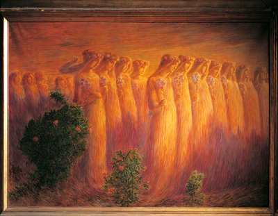 Begrafenis van de maagd door Gaetano Previati