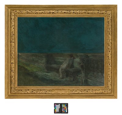 Maanlichte Nacht door Gaetano Previati
