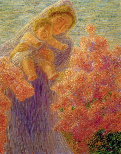Moeder en Kind door Gaetano Previati