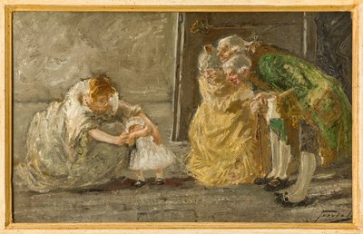 Scène door Gaetano Previati