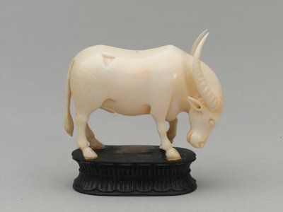 Zwarte loper, schaakstuk, India, circa 1820 door Gaetano Zancon