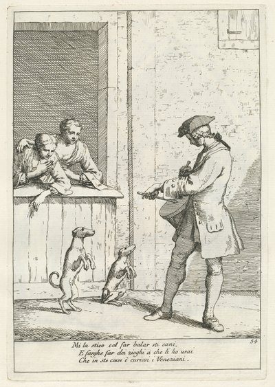 Marcer (Draper) door Gaetano Zompini