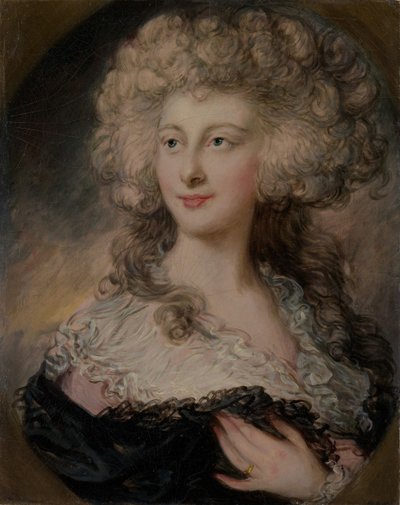 Anne Elizabeth Cholmley 1769-1788, later Lady Mulgrave door Gainsborough Dupont