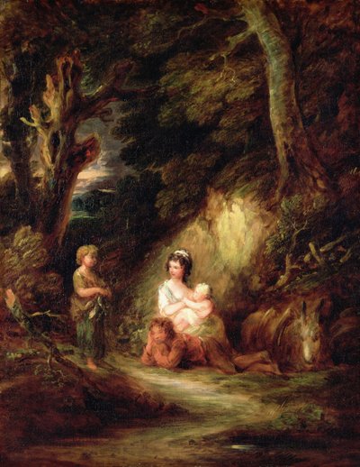 Zigeunerkamp, c.1788-92 door Gainsborough Dupont