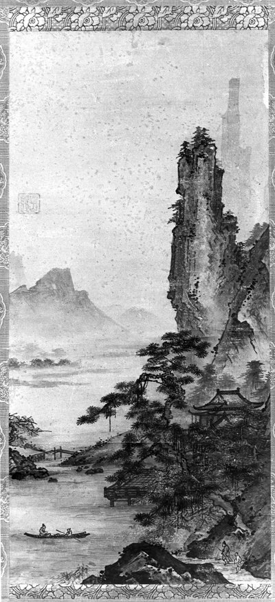 Berglandschap door Gakuo Zokyu