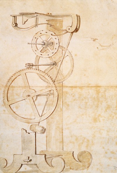 Tekening van Galileo