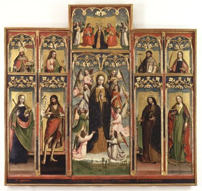 Polyptiek van de Tenhemelopneming van de Maagd door Gandolfino da Roreto