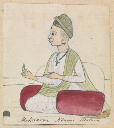 Mahdorou Narin Peshwa door Gangaram Chintaman Tambat