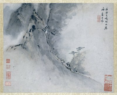 Schildering door Gao Qipei
