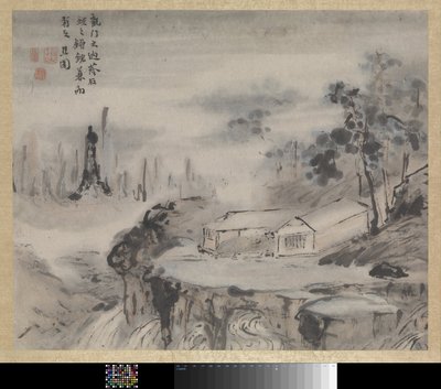 Schildering door Gao Qipei