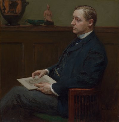Portret van Charles Lawrence Hutchinson, ca. 1902 door Gari Melchers