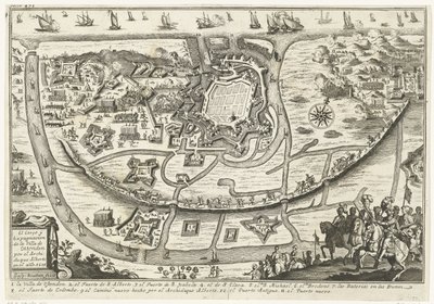 Beleg van Oostende, 1601 door Gaspar Bouttats