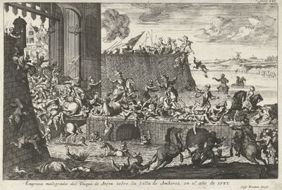 De Franse Furie te Antwerpen, 1583 door Gaspar Bouttats