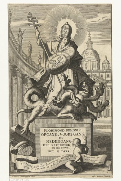 Katholicisme overwint de ketterij door Gaspar Bouttats