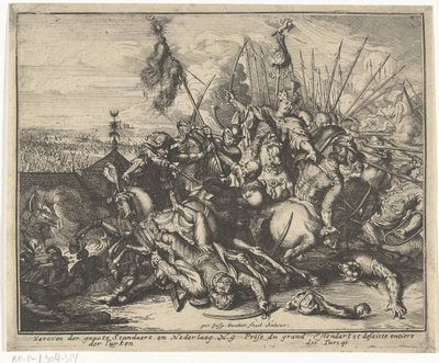 Nederlaag van het Ottomaanse leger tijdens het Beleg van Wenen Korte beschryvinghe, en de aen-wysinghe der plaetsen in desen boeck, met hunnen teghen woordighen standt, pertinentelijk uyt-ghebeldt, in Oostenryck door Gaspar Bouttats