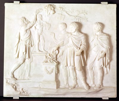 Offer aan Hercules, c.1766 door Gaspar Vanderhagen