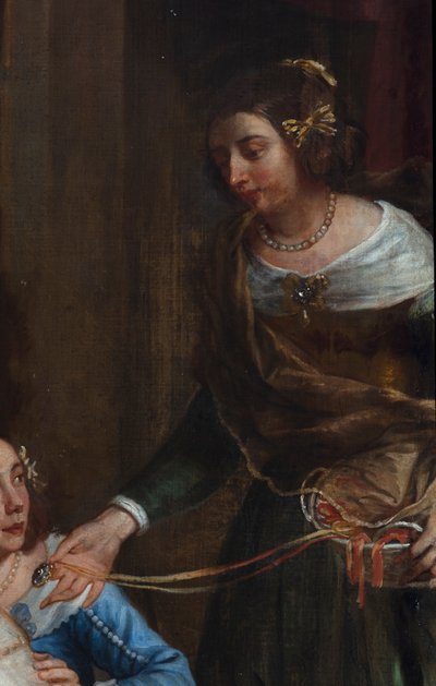 Aartshertogin Isabella van Spanje, die haar juwelen schenkt aan de Basiliek van Sint-Maarten in Halle door Gaspar De Crayer