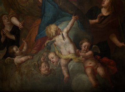 Parochiekerk (Sint-Walburgakerk). Schilderij. Gaspar de Crayer. 1652 door Gaspar De Crayer