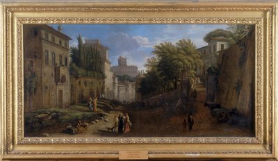 Via Capo le Case door Gaspar van Wittel