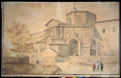 Basiliek van San Vitale, Ravenna door Gaspar van Wittel