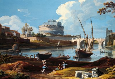 Tiber bij Castel Sant