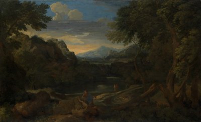 Imaginaire landschap door Gaspard Dughet