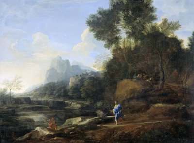 Italiaans Landschap door Gaspard Dughet