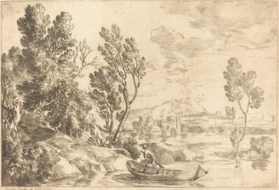 Romeins landschap door Gaspard Dughet