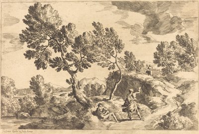 Romeins landschap door Gaspard Dughet